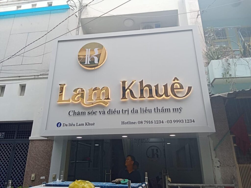 Đơn vị thiết kế thi công bảng hiệu quảng cáo tại Sài Gòn