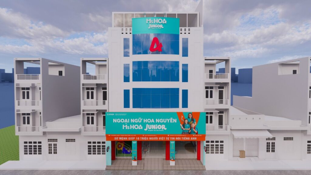 bảng hiệu quảng cáo trung tâm ngoại ngữ - NlnCorp