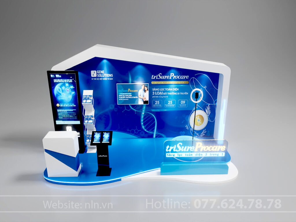 Thiết kế gian hàng Trisure