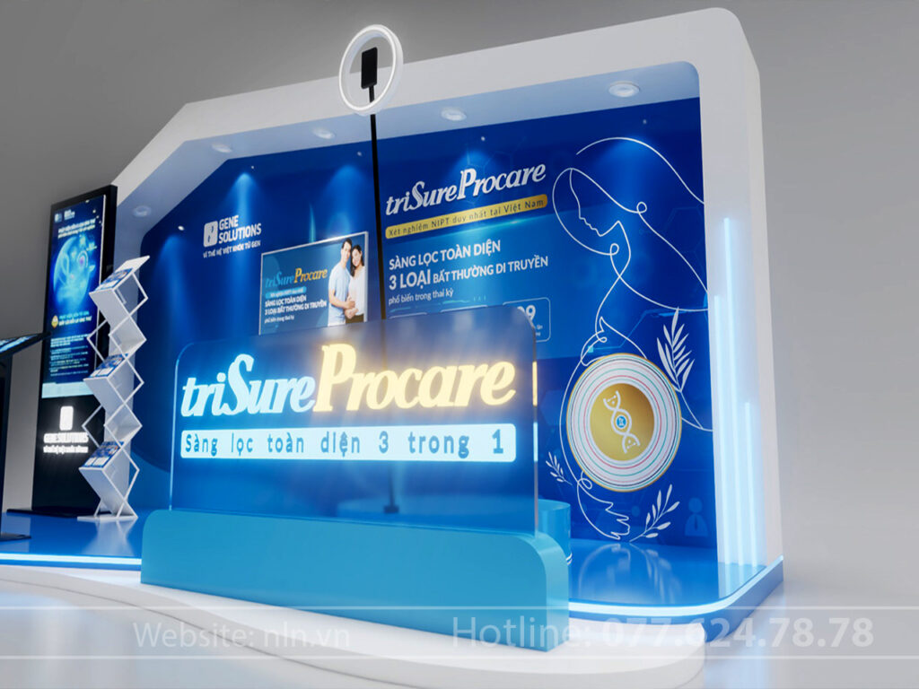 Thiết kế gian hàng Trisure