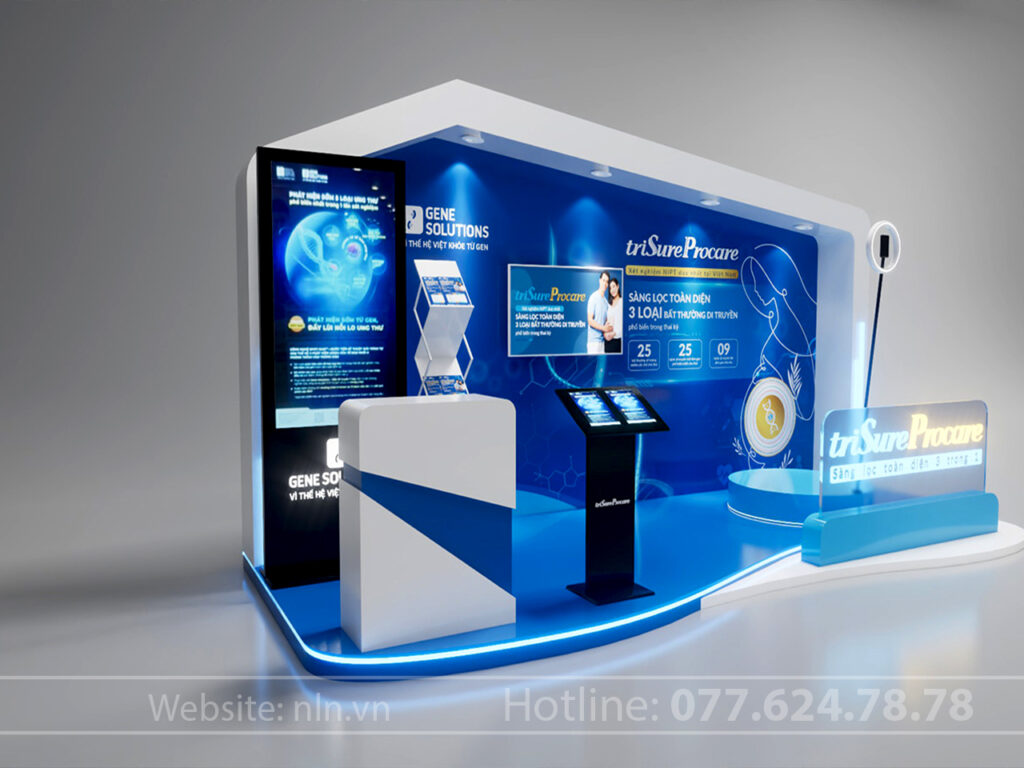 Thiết kế gian hàng Trisure