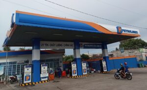 Thi Công Bảng Hiệu Hệ Thống Cây Xăng Petrolimex ở Vĩnh Long