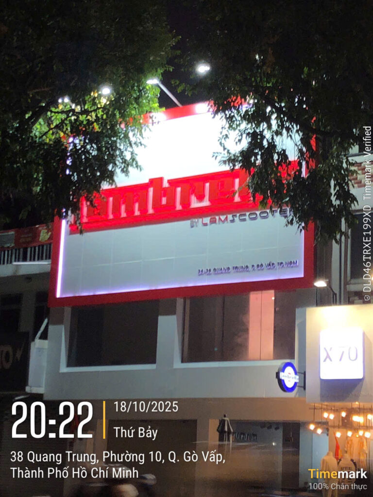 Thi Công Bảng Hiệu Lambretta