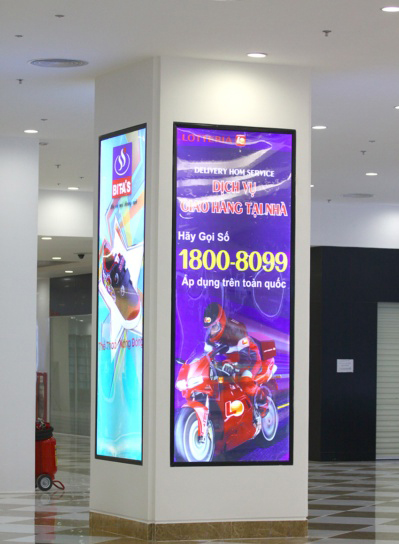 hop den sieu mong led trung tam thuong mai